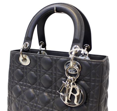 lady dior patent or lambskin|Lady Dior handbags.